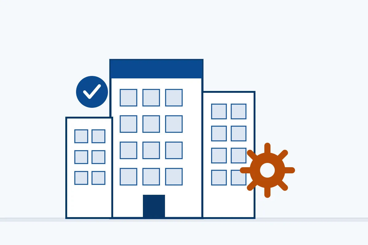 Illustrazione del servizio di facility per clienti business